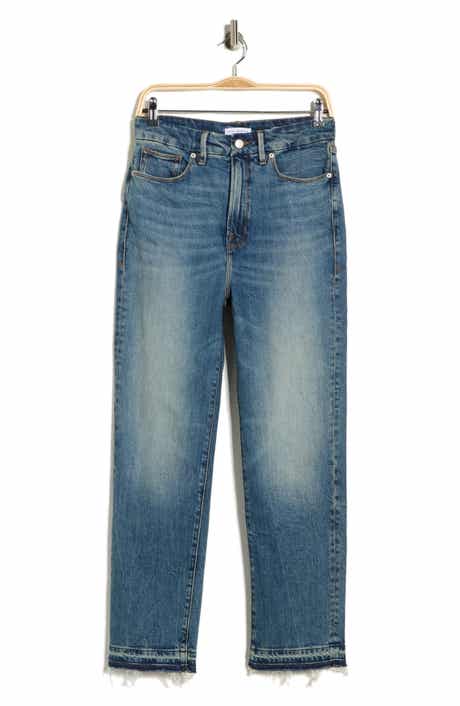 Good American Good Boy High Waist Straight Leg Jeans