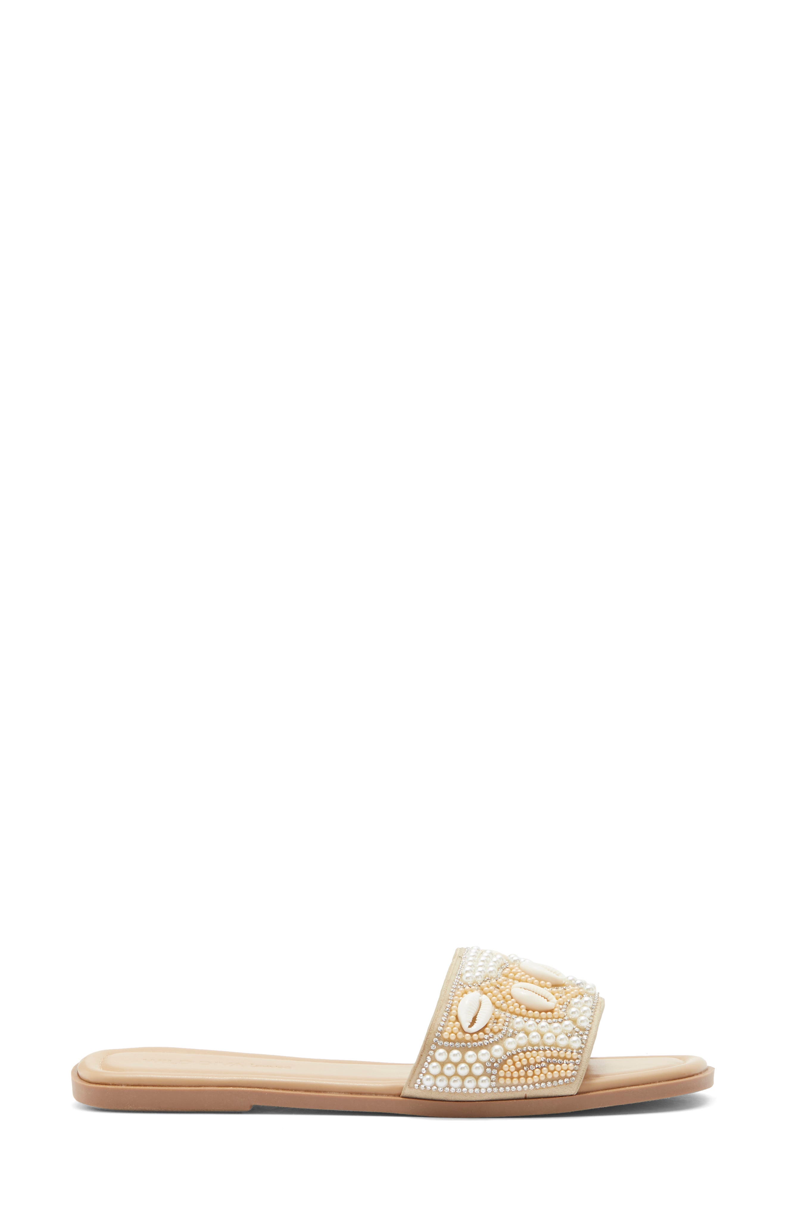 Rola Slide Sandal, Alternate, color, BEIGE