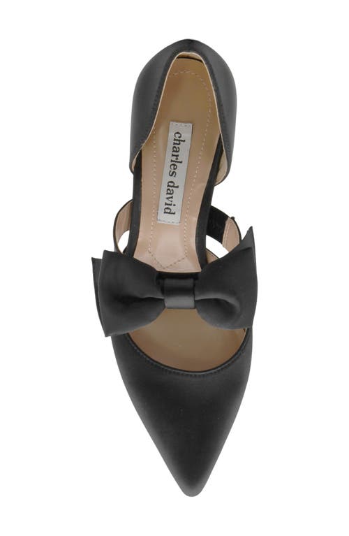 Charles David Andre Pointed Toe Pump In Black