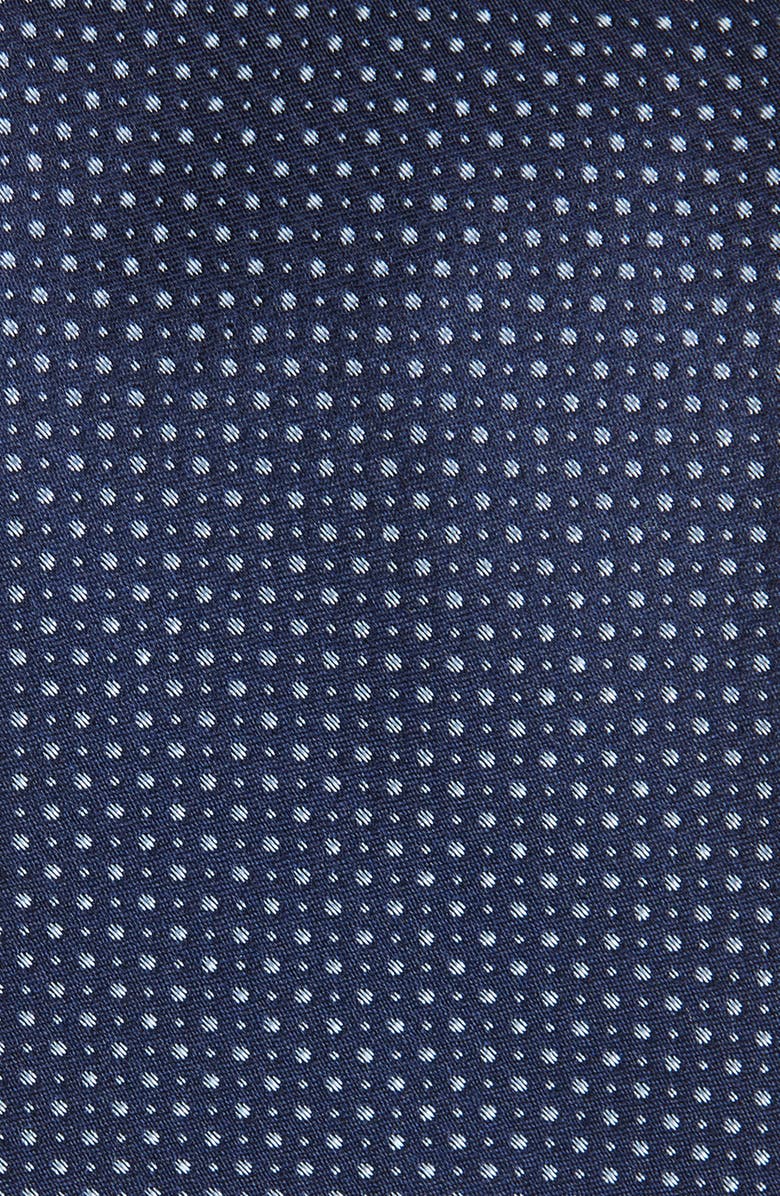 Nordstrom Grady Micro Dot Silk Tie, Alternate, color, Navy
