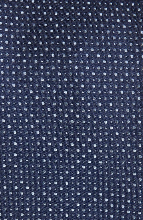 Nordstrom Grady Micro Dot Silk Tie In Blue