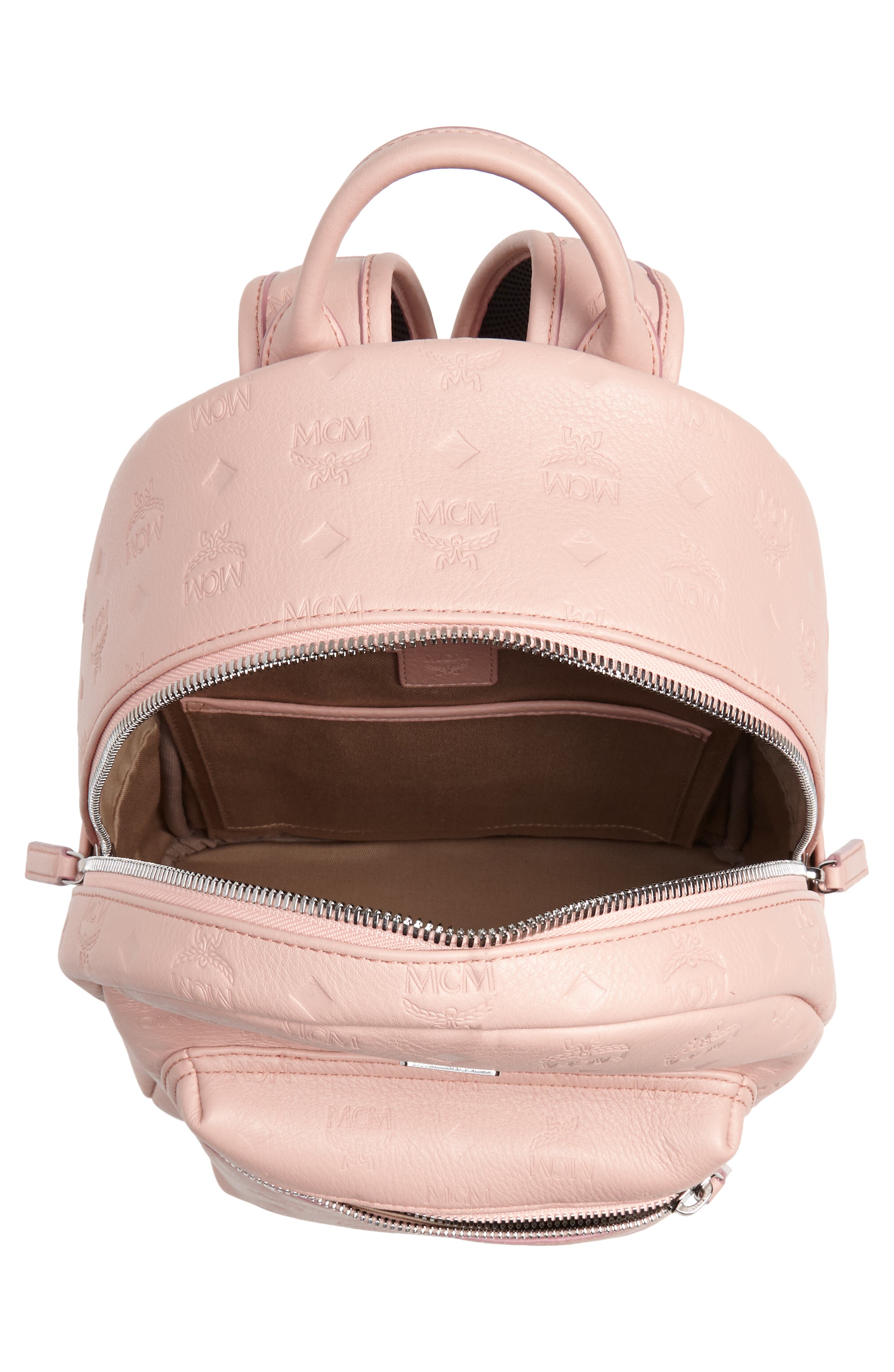 MCM Ottomar Leather Backpack, Alternate, color, 