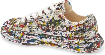 Peterson23 OG Sole Sputtering Paint Canvas Sneaker