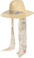 Loeffler Randall Ribbon Band Straw Panama Hat