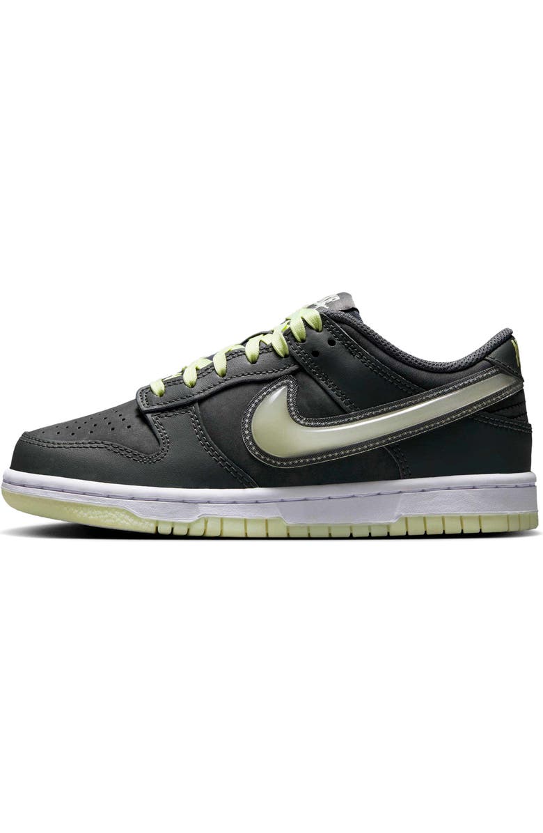 Nike Dunk Low Glow in the Dark Basketball Sneaker, Alternate, color,