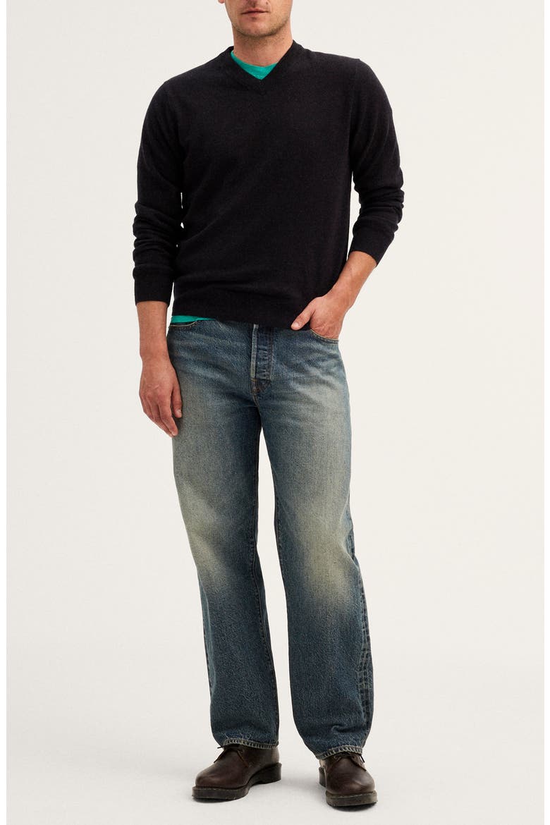 1991 Loose Straight Leg Selvedge Jeans, Alternate, color, BURKE WASH