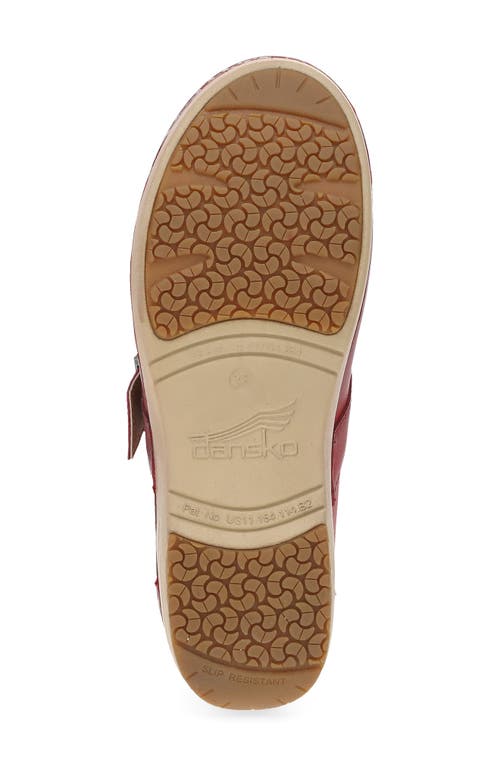 Dansko Xp 2.0 Mary Jane Clog In Red