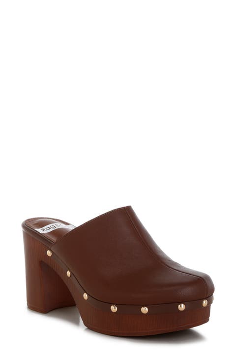 Benji Block Heel Platform Clog (Women)