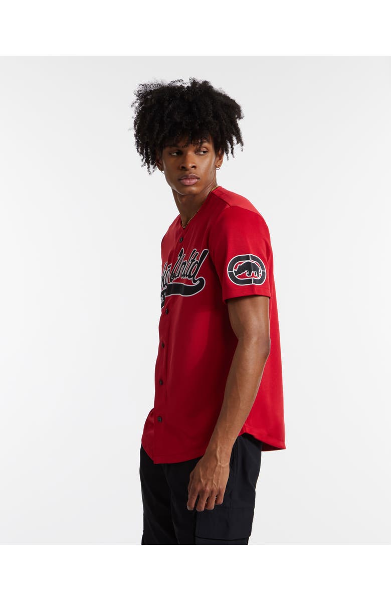 Ecko Unltd. Hit Parade Button Front Top, Alternate, color, True Red