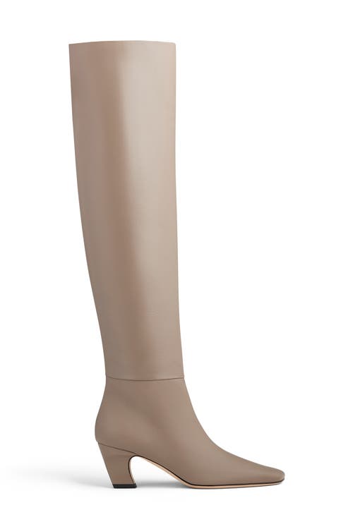 Neil J. Rodgers Meg Over The Knee Boot In Mastice Nappa