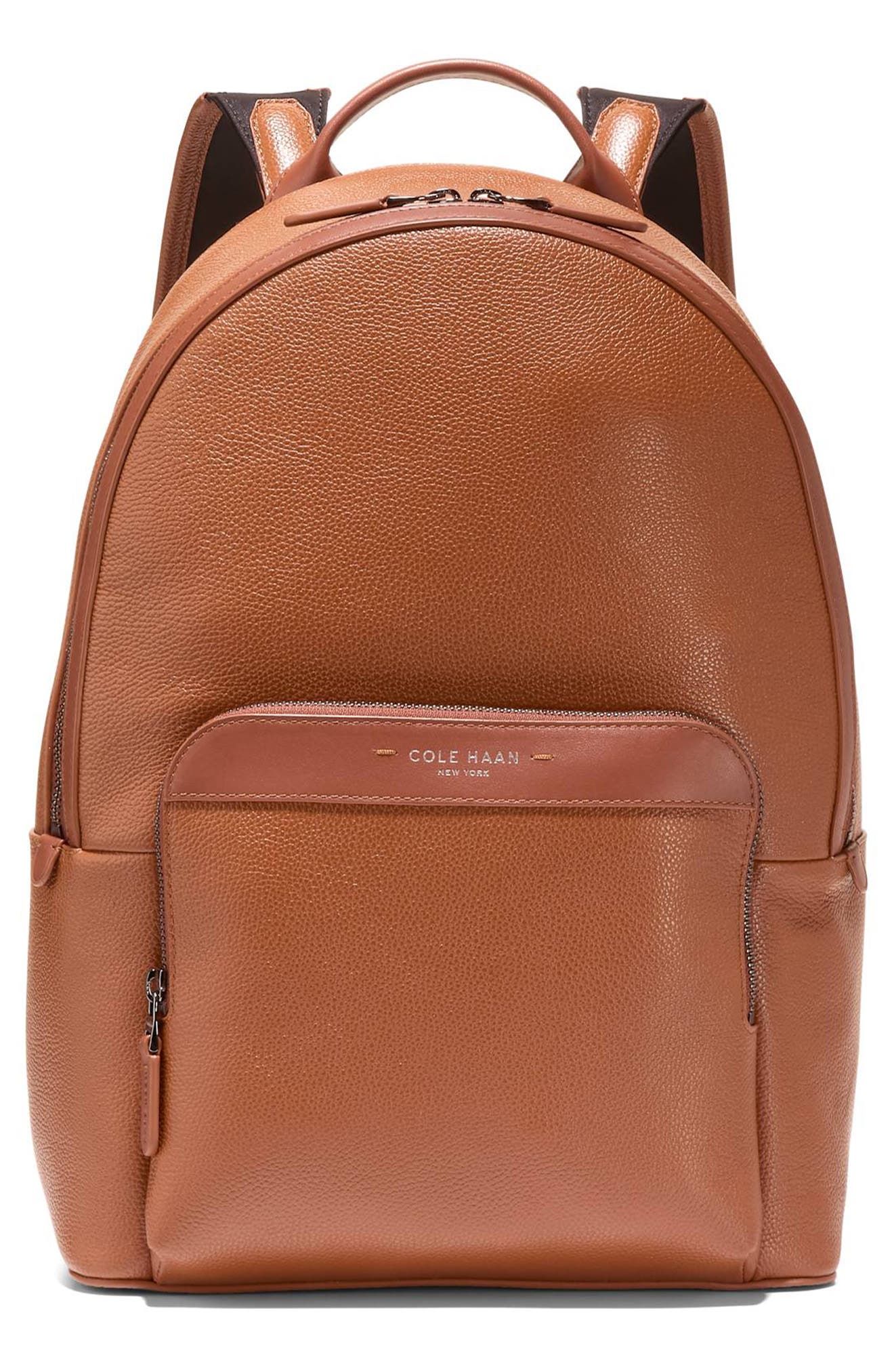 Cole Haan Damon Backpack, Main, color, New British Tan
