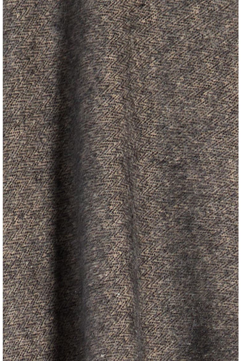 Fringed Ruana, Alternate, color, GREY