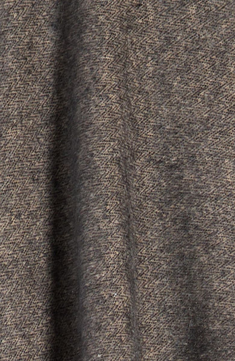 La Fiorentina Fringed Ruana, Alternate, color, Grey