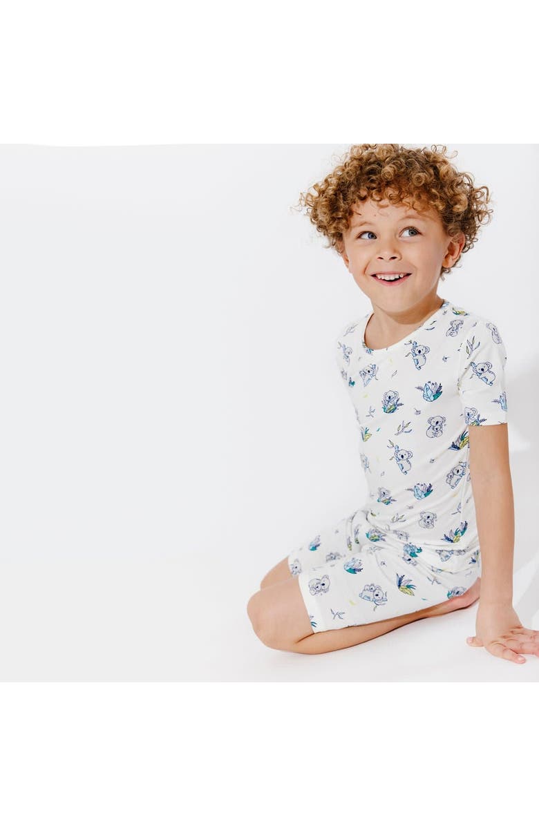 Bellabu Bear Koala Kids 2-Piece Short Sleeve & Shorts Pajama Set, Alternate, color, 