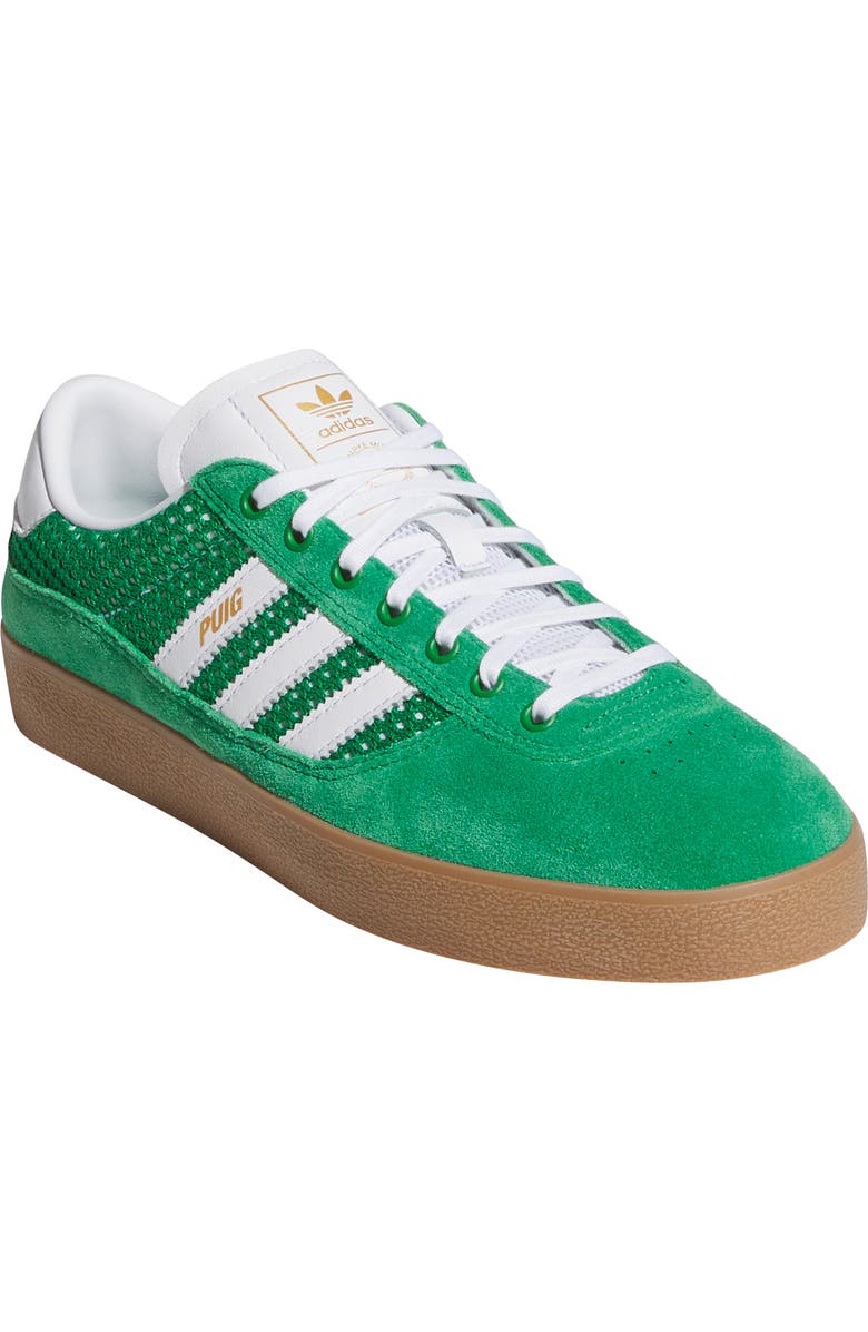 adidas Puig Indoor Sneaker, Main, color, Green/ White/ Gum