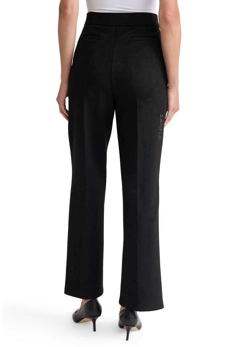High Waist Pants, Alternate, color, BLACK