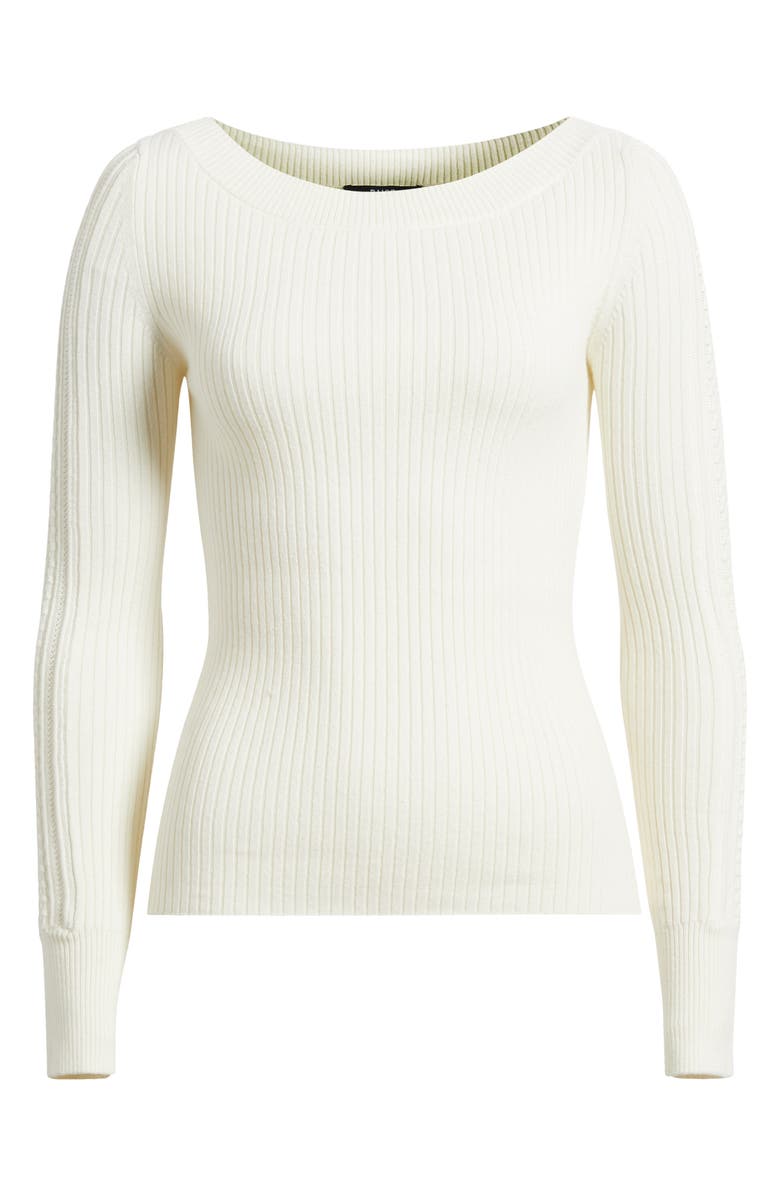 PAIGE Rhyse Rib Sweater, Alternate, color, Ivory