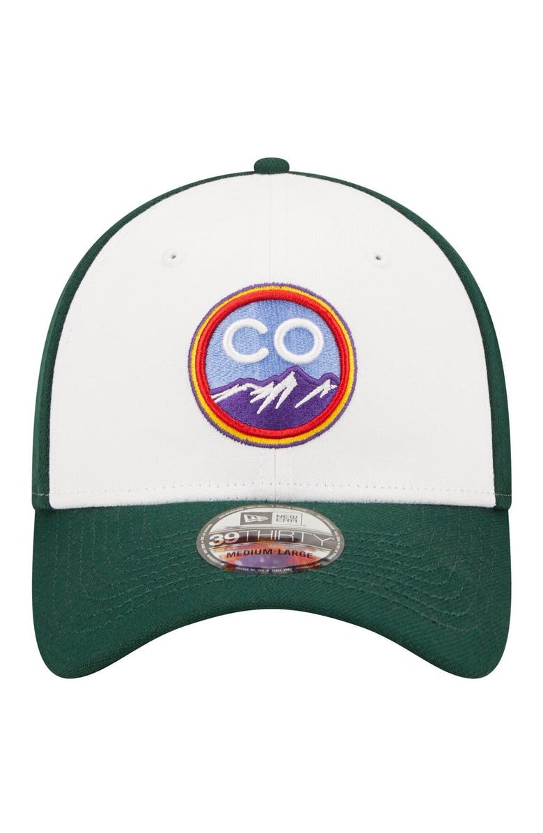 New Era Men's New Era White Colorado Rockies 2022 City Connect 39THIRTY Flex Hat, Alternate, color, White