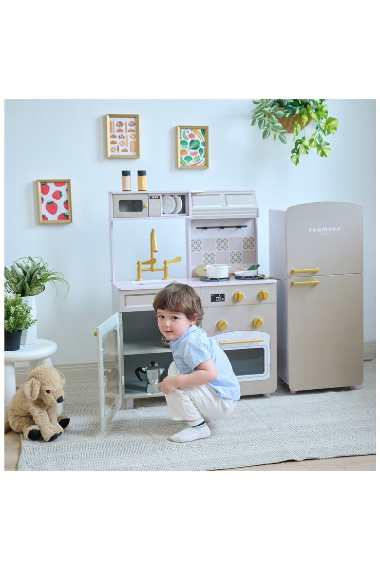 Little Chef Normandie Play Kitchen & Accessories, Alternate, color, GREEN