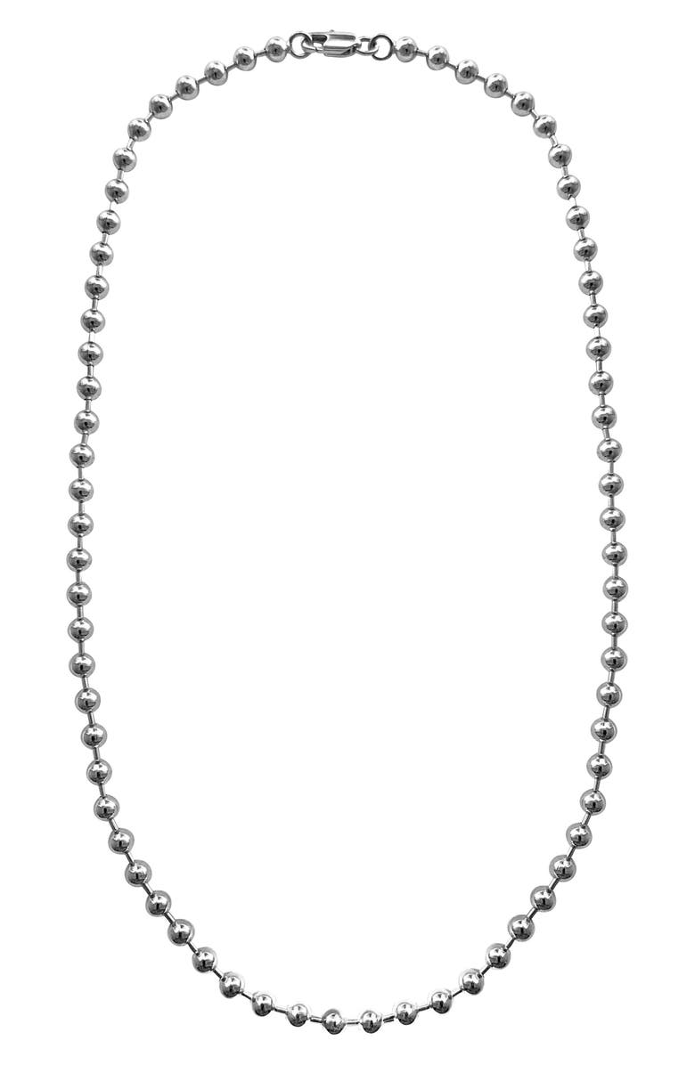 Laura Lombardi Ball Chain Necklace, Main, color,
