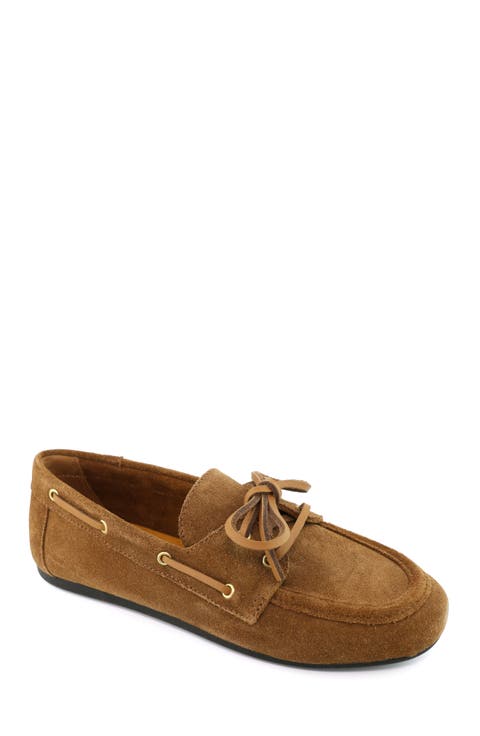Grove Street Slip On Leather Tiebow Loafer