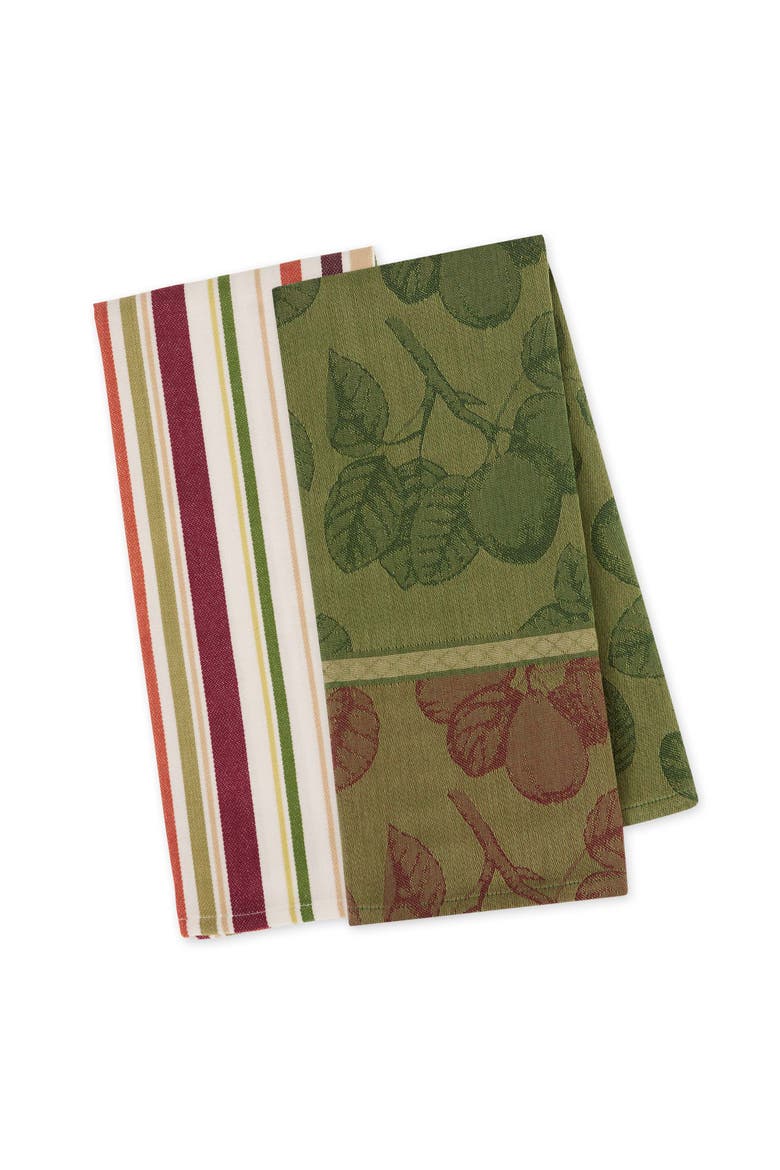 Orchard Fruits Dishtowel Set of 2, Main, color, Orchard Fruits