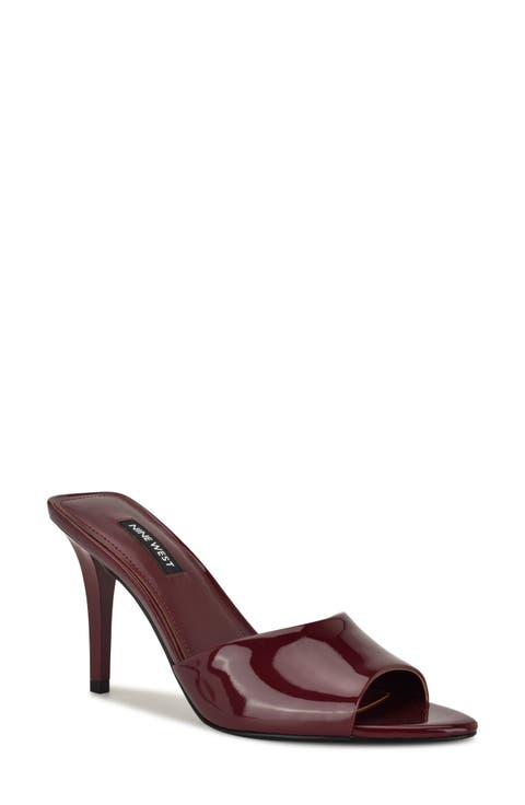 Women's Burgundy Heeled Sandals | Nordstrom