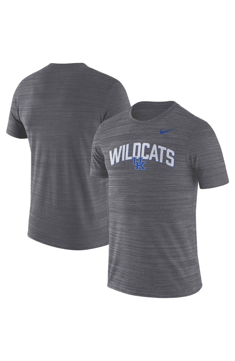 Nike Men's Nike Anthracite Kentucky Wildcats 2022 Game Day Sideline Velocity Performance T-Shirt, Main, color, 