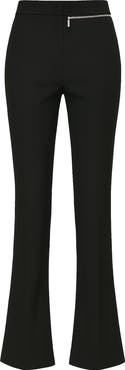 PCFG Zip Detail Skinny Women Flare Pant