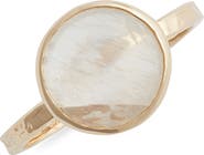 Anzie Classique Moonstone Bezel Ring
