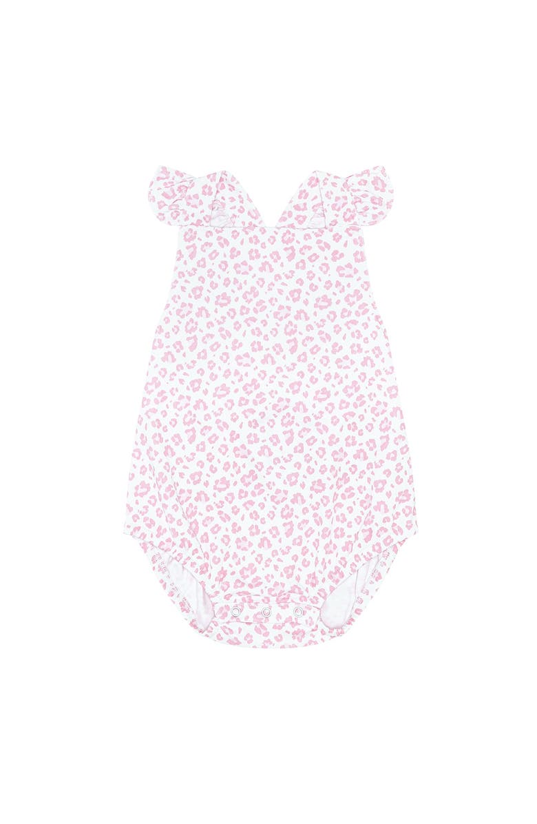 Nellapima Pink Cheetah Print Ruffle Bubble - Baby, Main, color, Pink