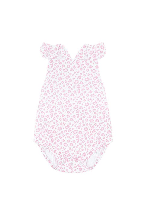 Pink Cheetah Print Ruffle Bubble - Baby