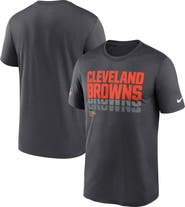 Nike Men's Nike Charcoal Cleveland Browns Sideline Legend Performance T-Shirt