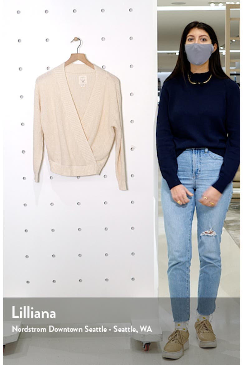 Bring It Faux Wrap Sweater video