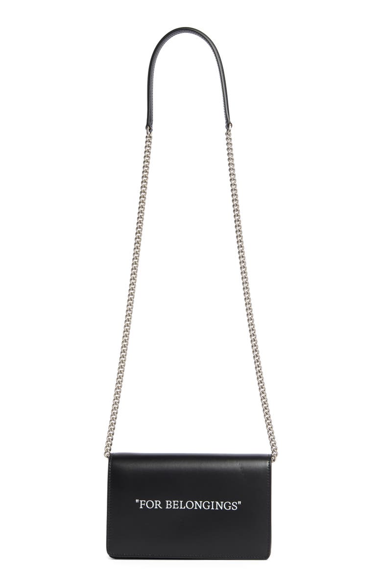 Off-White For Belongings Wallet On A Chain, Main, color,