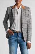 TOM FORD Cashmere Houndstooth Boyfriend Jacket