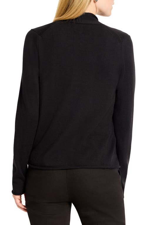 Nic + Zoe Nic+zoe Hooked Up Cardigan In Black