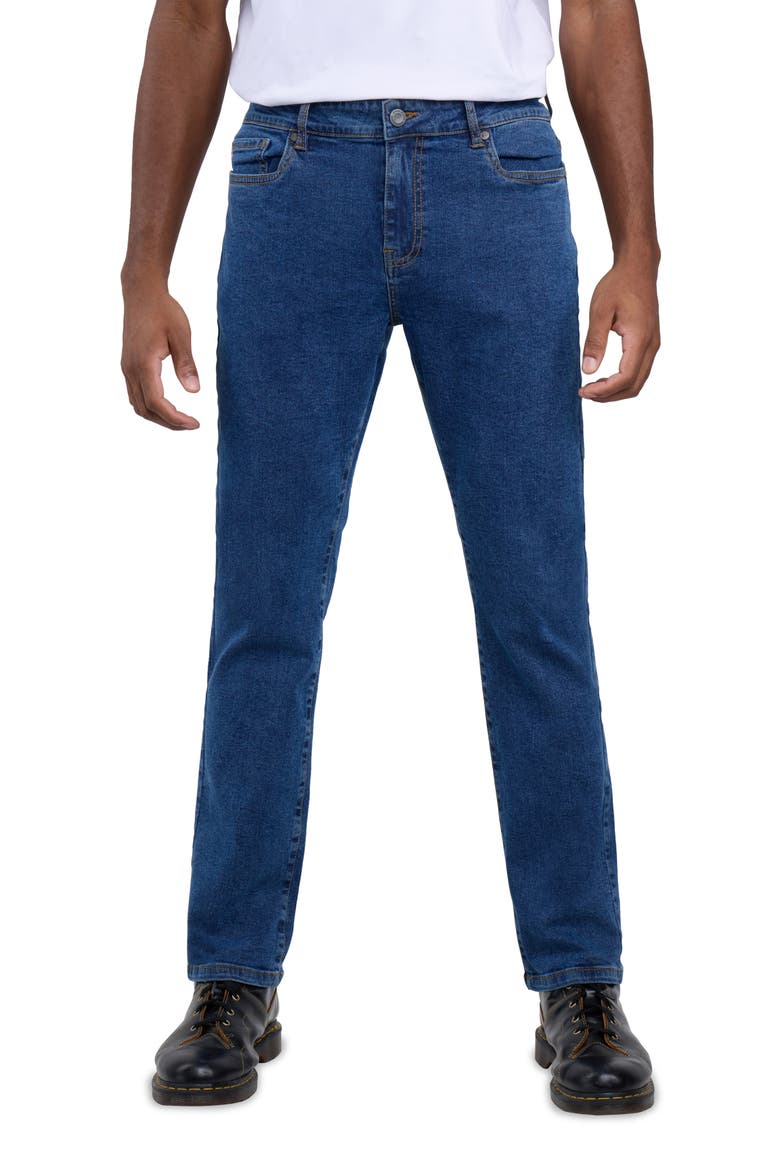 Super Soft Slim Fit Jeans, Main, color, MEDIUM BLUE