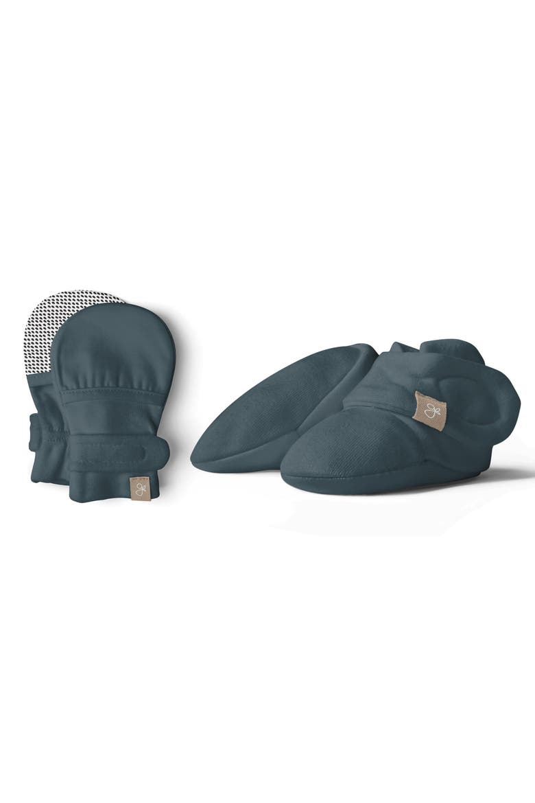Goumi Stay On Baby Mitts & Boots Set, Main, color, Midnight