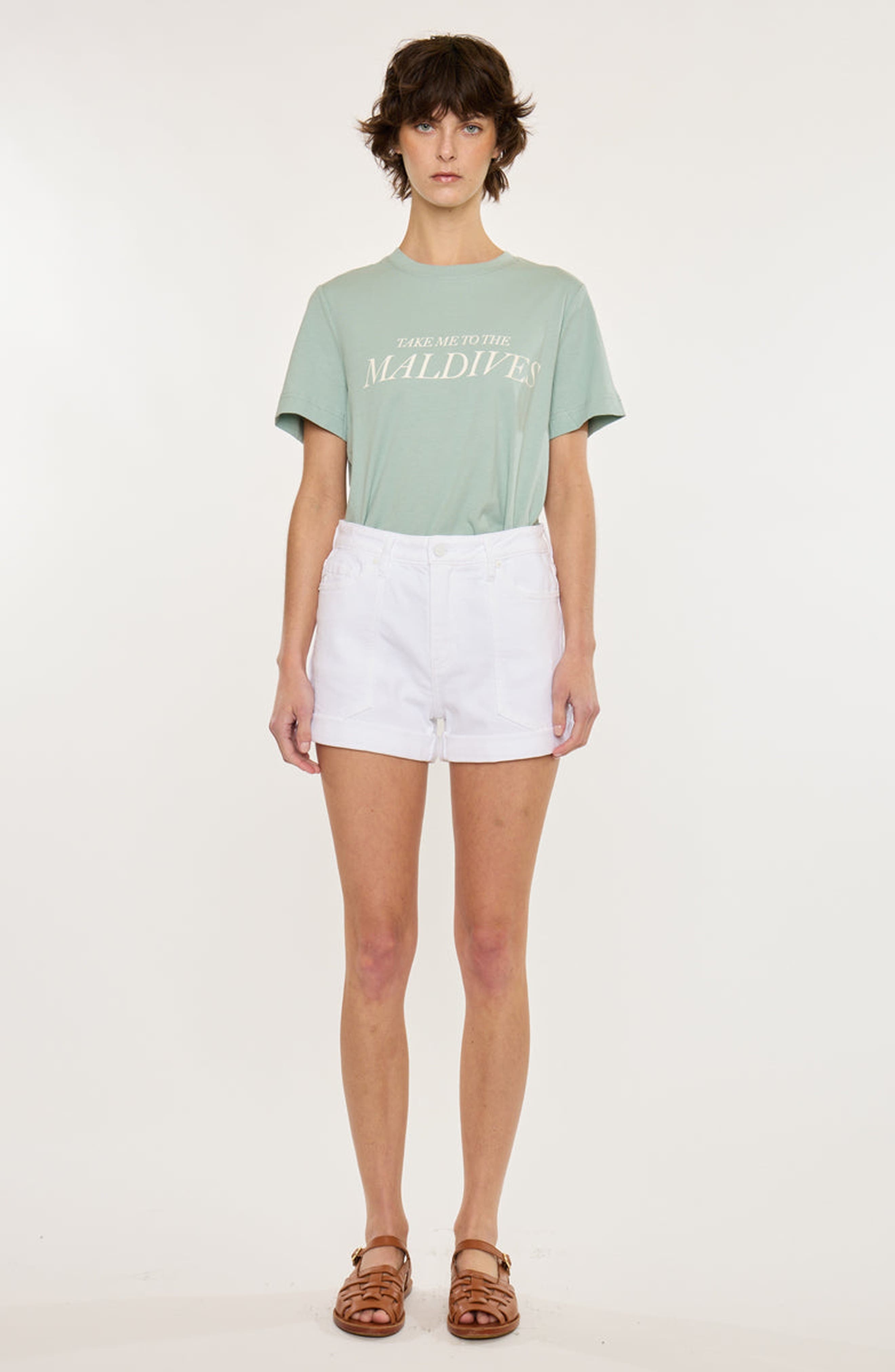 Clara High Rise Mom Cargo Shorts
