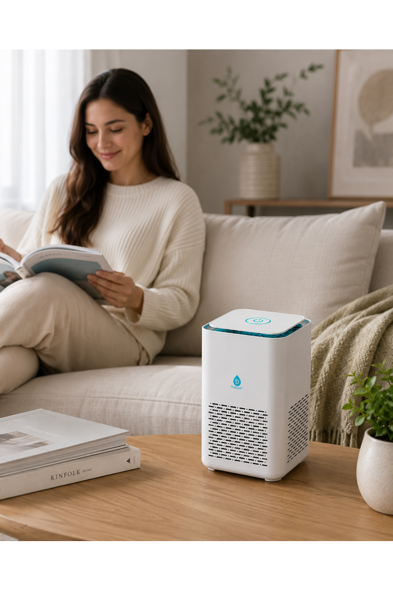 Air Purifier, Diffuser & Essential Oils Set, Alternate, color, Multicolor