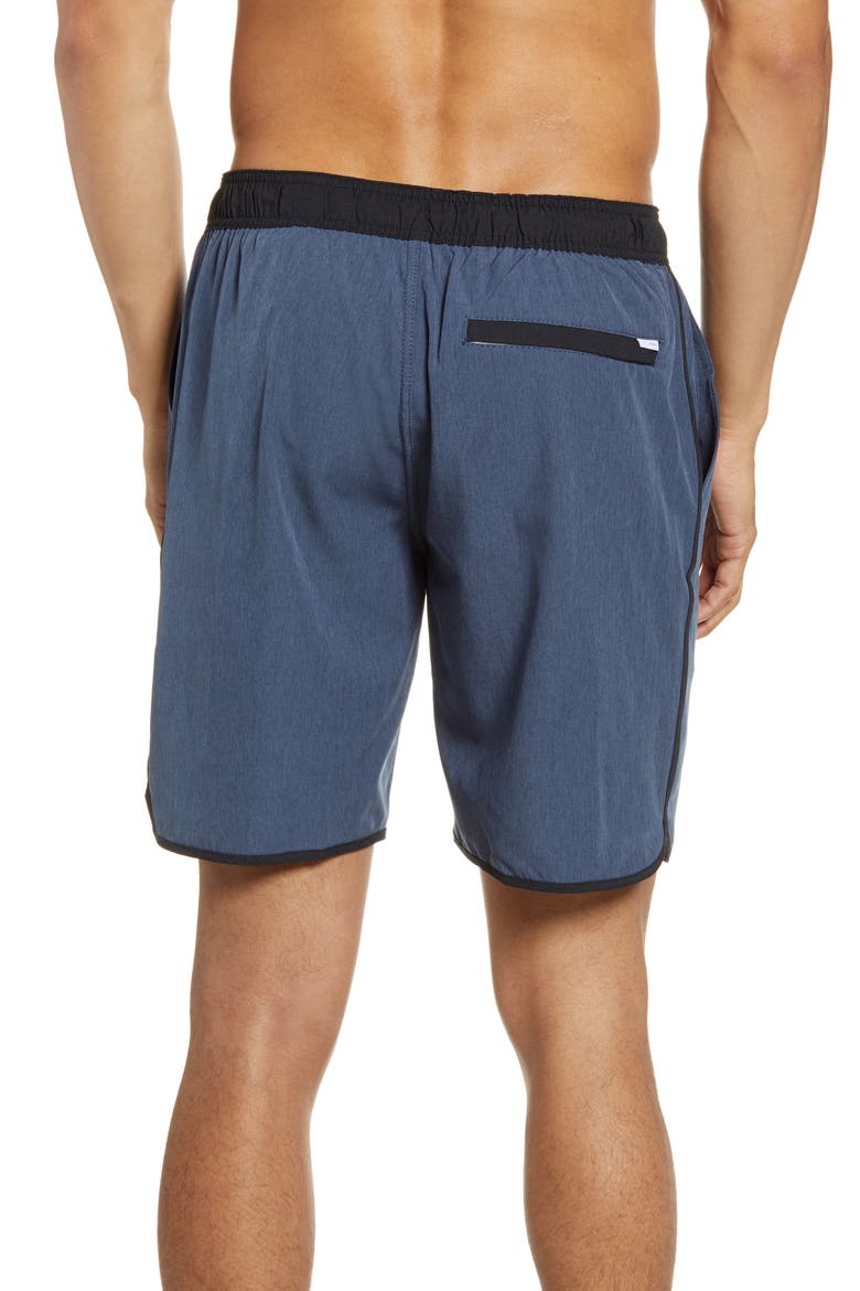 Banks Shorts, Alternate, color, AZURE LINEN TEXTURE