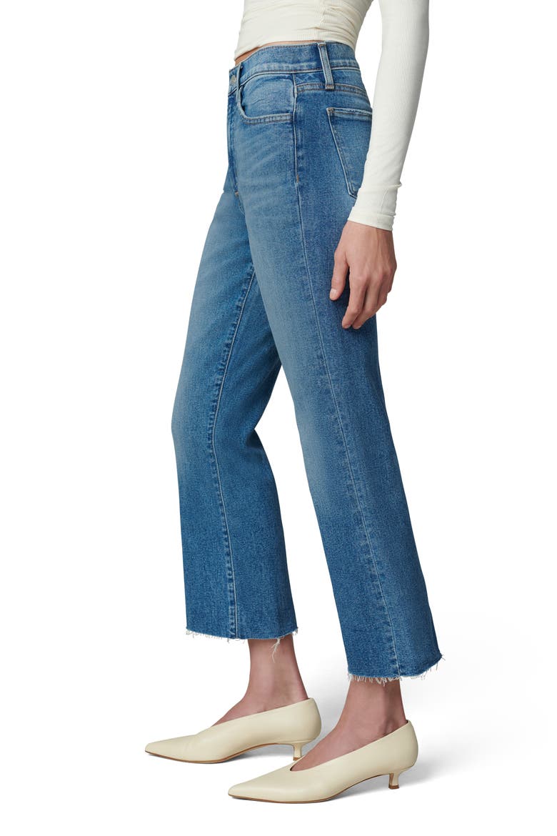 The Callie Raw Hem Crop Bootcut Jeans, Alternate, color, CARPE DIEM