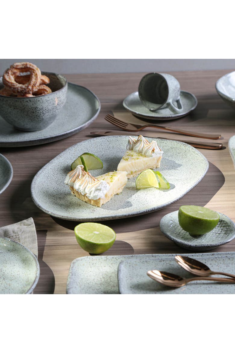 Oval Dinner Plate - Set of 6, Alternate, color, Pistache