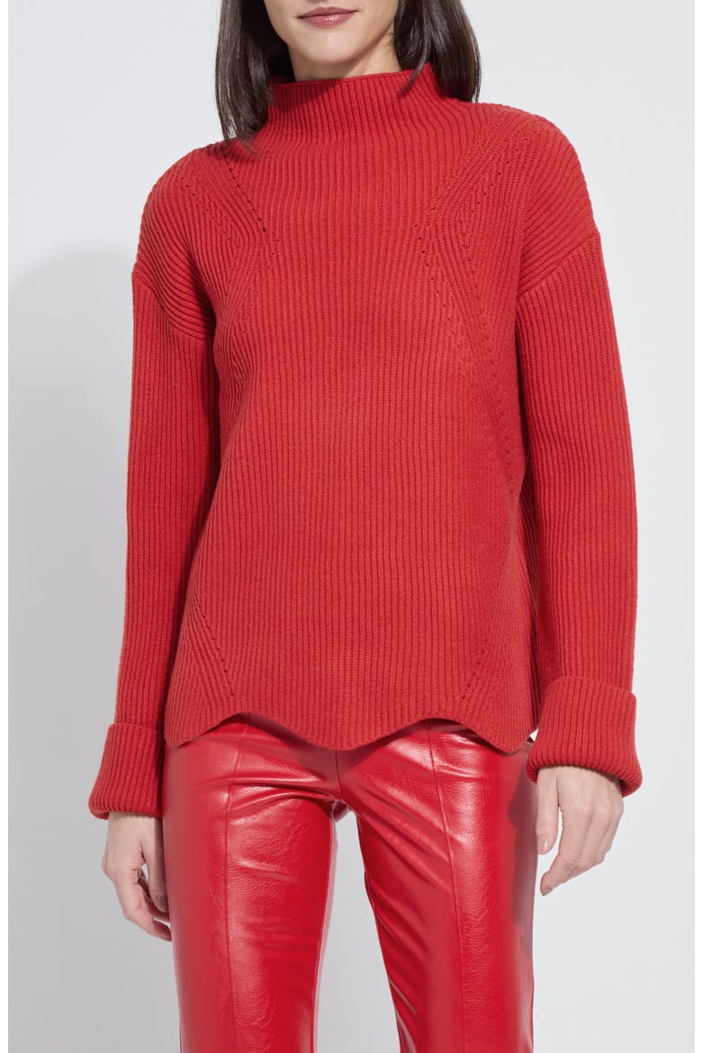 Hyacinth Rib Sweather, Main, color, EXTRA ORDINARY RED