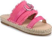Journee Collection Keelee Espadrille Slide Sandal
