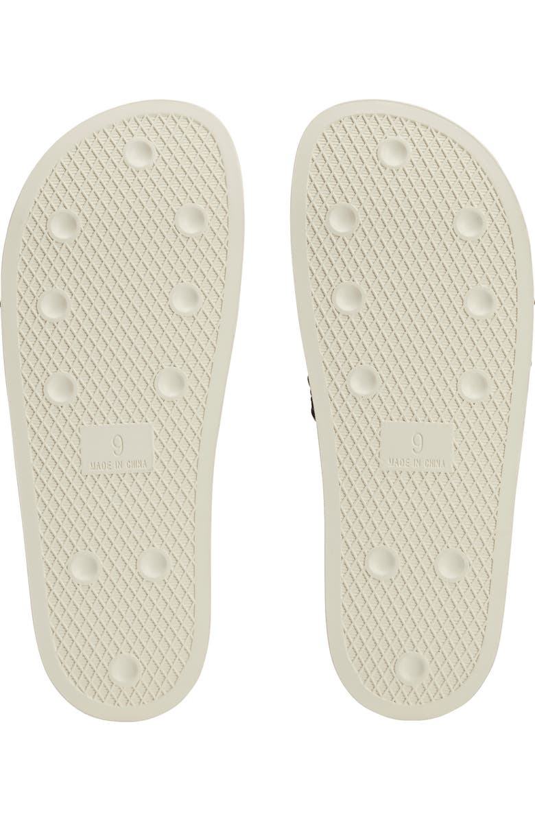 adidas 100T Adilette Comfort Slide Sandal, Alternate, color, Core Black/ Core Black