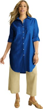 Jessica London Linen Mega Tunic
