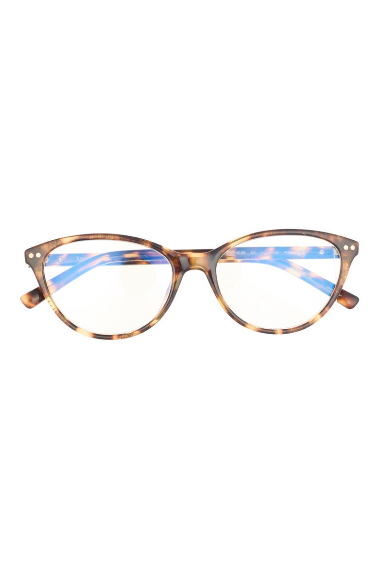 roanne 54mm cat eye reading glasses, Main, color, HAVANA GOLD