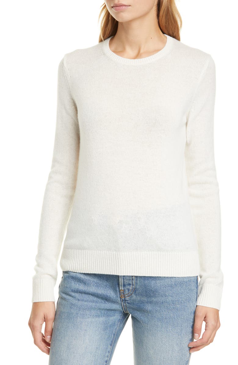 Theory Crewneck Cashmere Sweater, Main, color, Iv